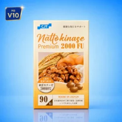 [Mã V10] Viên uống NATTOKINASE PREMIUM 2000FU Nhật Bản (90 viên)