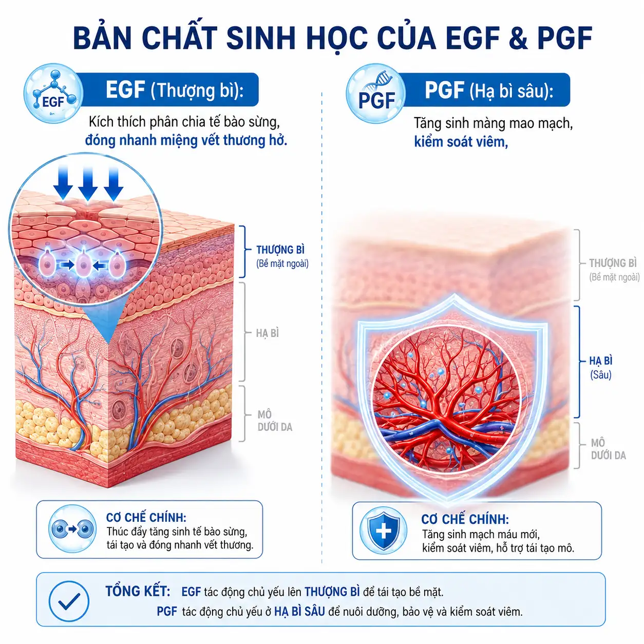 Ban chat sinh hoc giup phân biet egf va pgf khac nhau the nao