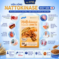 Alternative view of [Mã V10] Viên uống NATTOKINASE PREMIUM 2000FU Nhật Bản (90 viên)