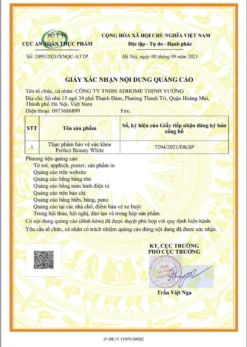 Alternative view of [Mã V2] Viên uống trắng da PERFECT BEAUTY WHITE Nhật Bản (75 viên)